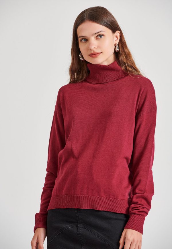 Women's turtleneck pullover - The essentials - Image 2