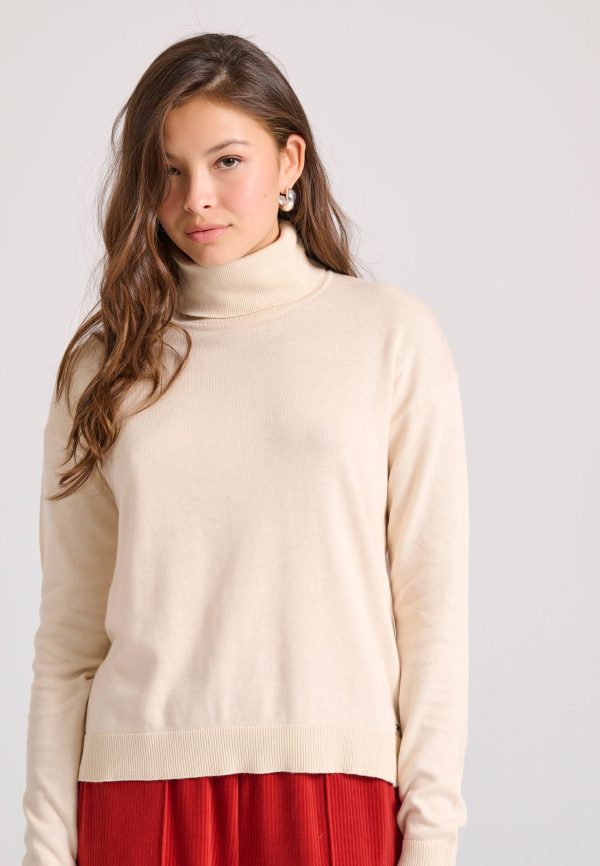 Women's turtleneck pullover - The essentials - Image 4