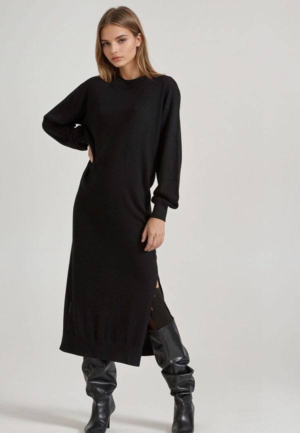 Maxi knitted dress wool and cashmere blend - Image 3