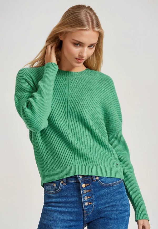 Women's viscose cropped pullover