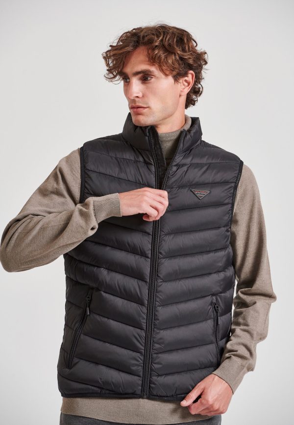 Men's vest quilted jacket