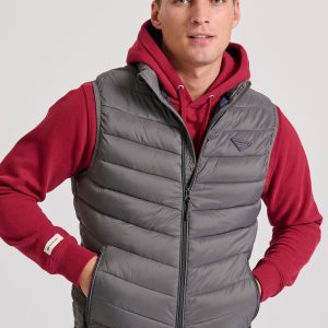 Men's vest quilted jacket