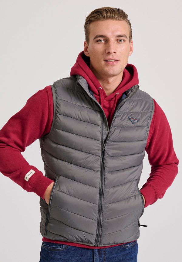 Men's vest quilted jacket