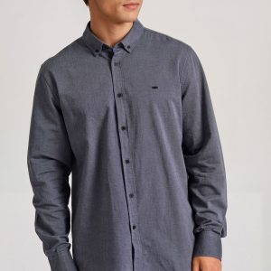 Men's shirt with embroidered logo - The essentials