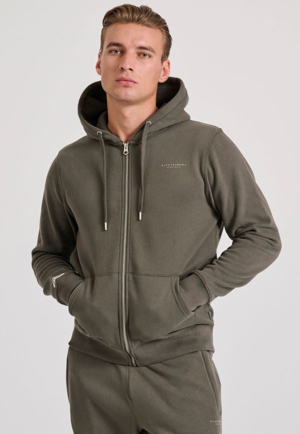 Men's zip-up hoodie - The essentials