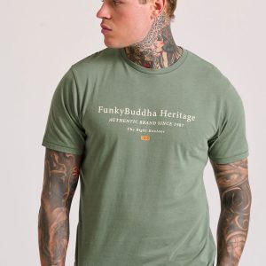 Men's chest printed t-shirt