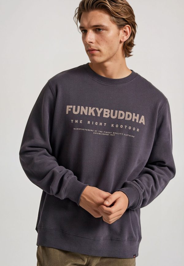 Relaxed fit sweatshirt with Funky Buddha print - Image 3