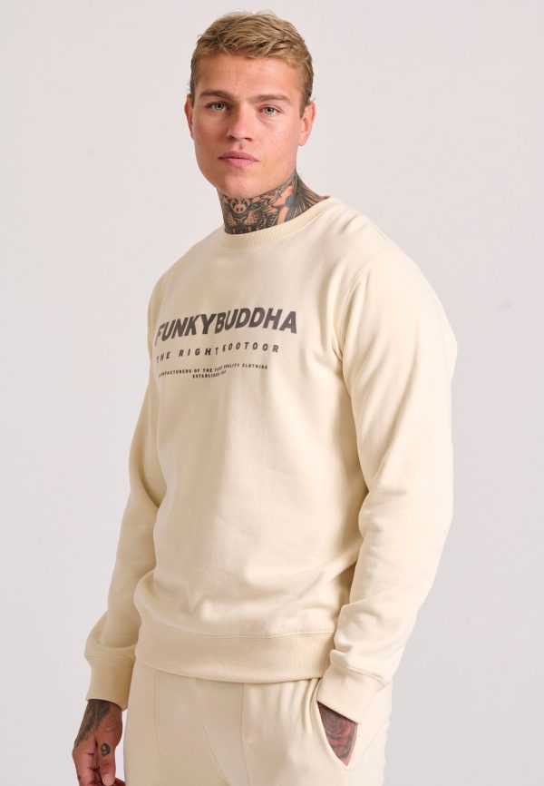 Relaxed fit sweatshirt with Funky Buddha print
