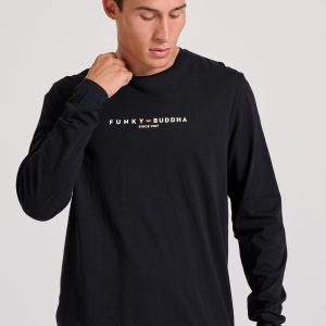 Longsleeve t-shirt with chest print