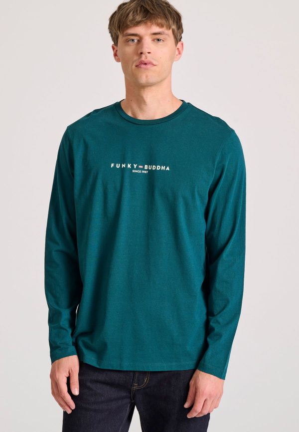 Longsleeve t-shirt with chest print - Image 4
