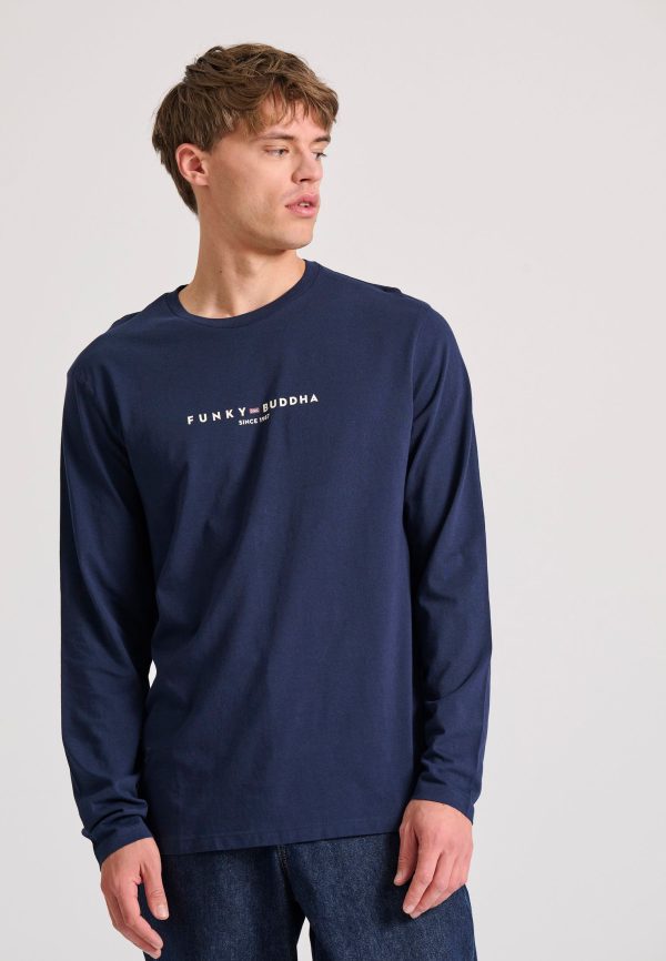 Longsleeve t-shirt with chest print - Image 2