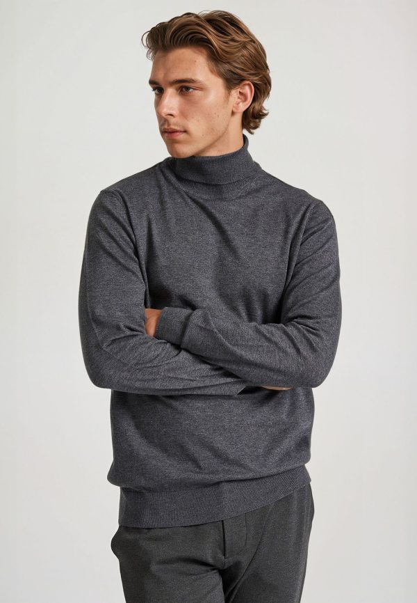 Men's turtle neck sweater - The essentials - Image 3