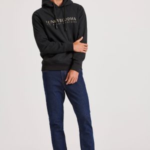 Overhead hoodie with Funky Buddha embroidery on the chest