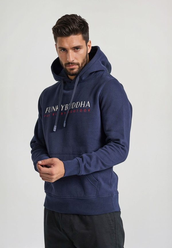 Overhead hoodie with Funky Buddha embroidery on the chest - Image 4