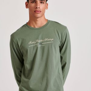 Longsleeve t-shirt with embroidered logo