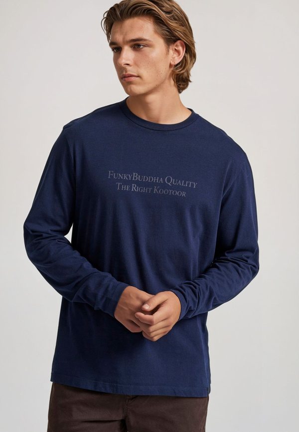 Longsleeve t-shirt with branded print