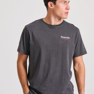 T-shirt with graphic print on the back