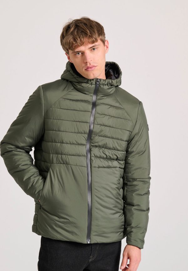 Quilted traveller jacket with hood - Image 2