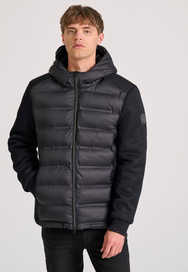 Men's casual jacket in rib weave