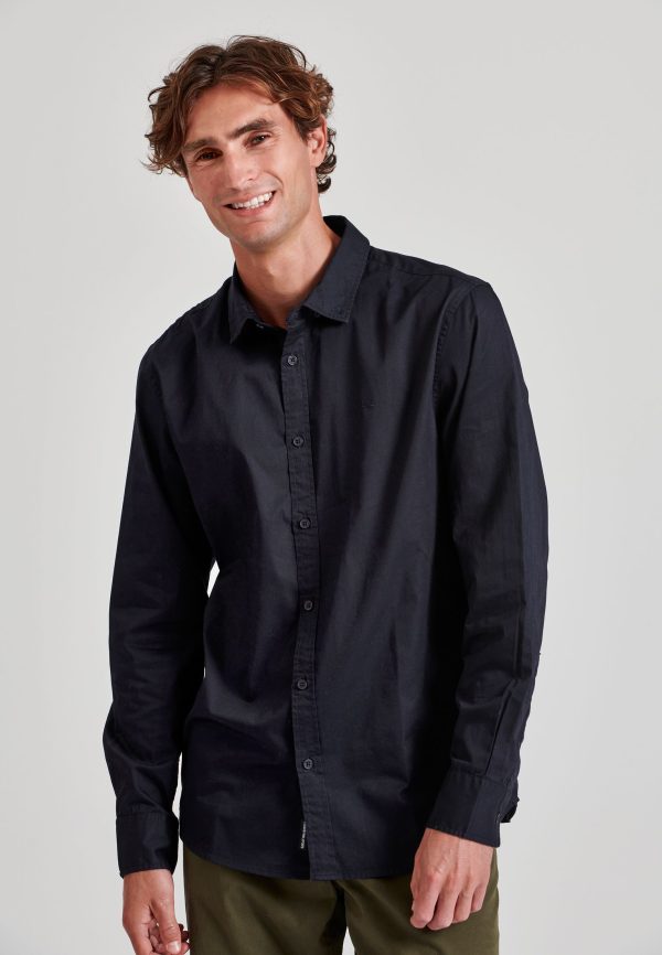 Men's garment dyed twill shirt - Image 4