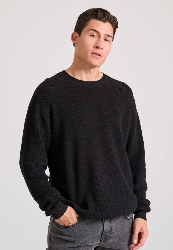 Relaxed fit viscose sweater