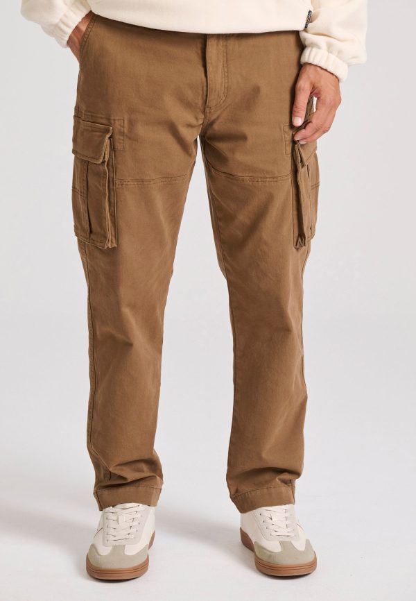 Loose fit cargo pants in jacquard weave - Image 3