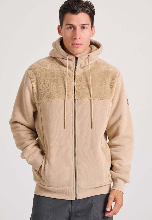 Oversized zip-up hoodie with inner lining - Image 3