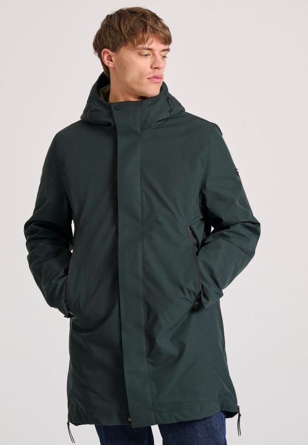 Men's parka with inner detachable quilted jacket - Image 2