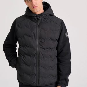 Men's casual jacket with quilted lining