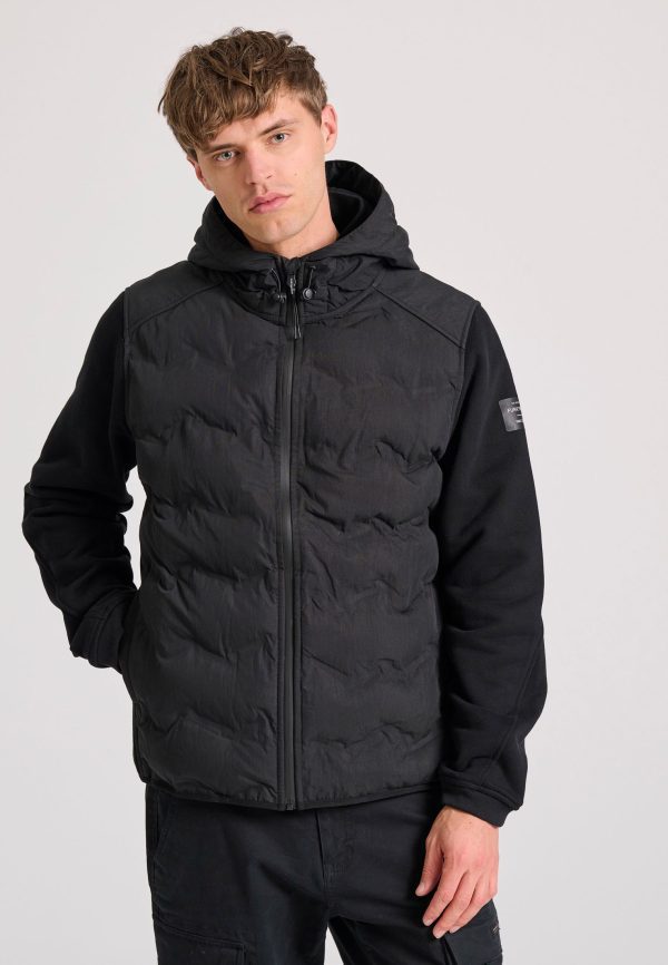 Men's casual jacket with quilted lining