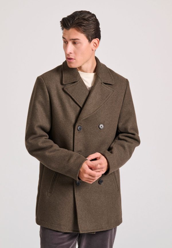 Men's wool blend semi-coat - Image 2