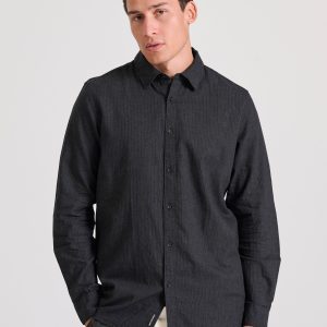 Men's flannel stripped shirt