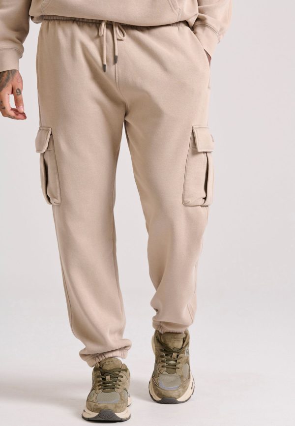 Oversized fit cargo jogger pants