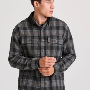 Overshirt flannel plaid shirt