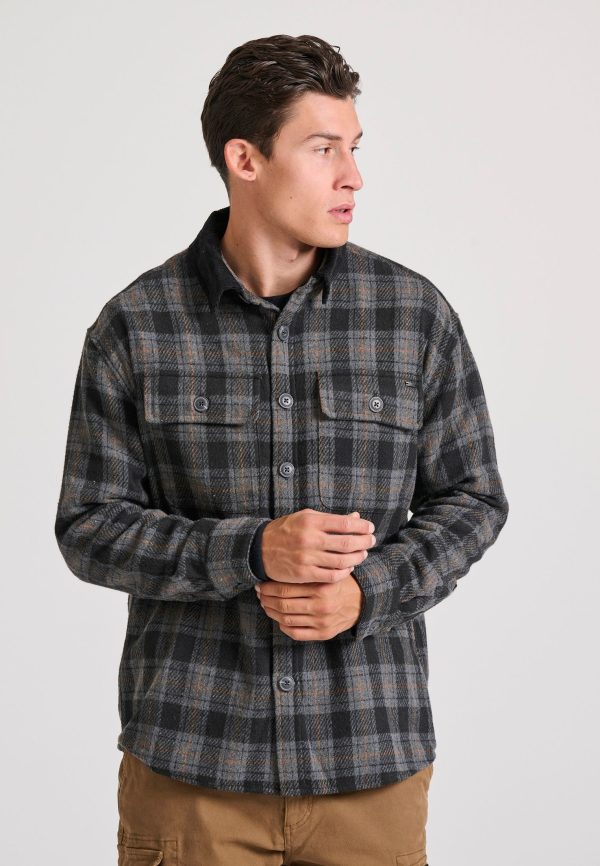 Overshirt flannel plaid shirt