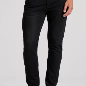 Slim fit jeans with whisker details