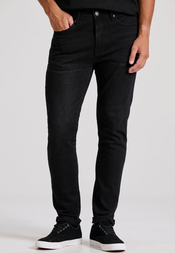 Slim fit jeans with whisker details