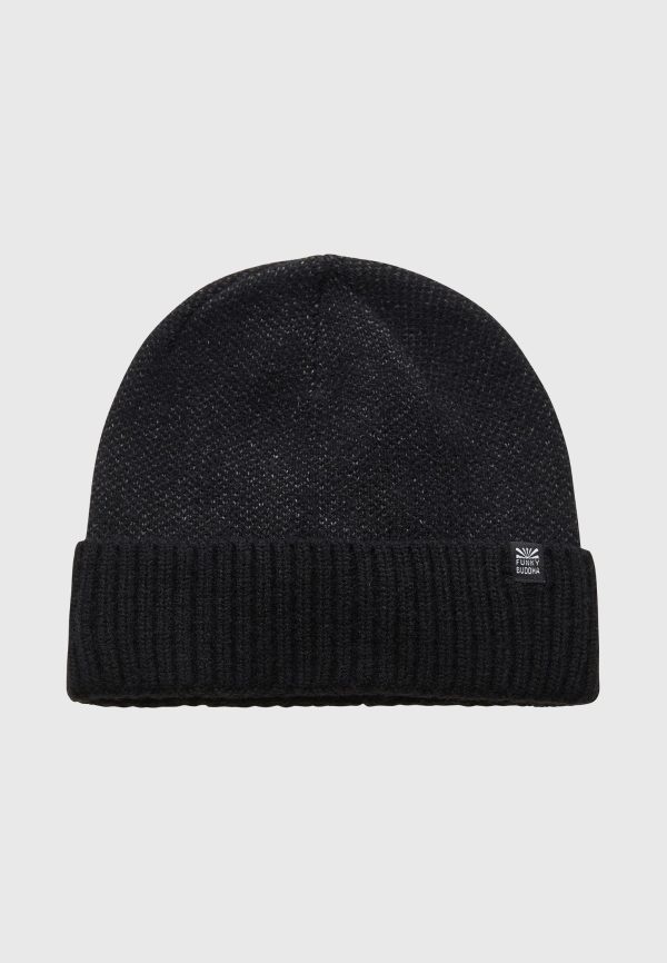 Men's beanie with structure weaving - Image 6