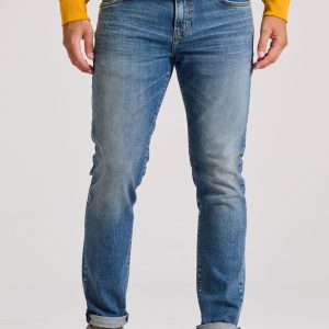 Slim fit jeans with whisker details - LTB x Funky Buddha