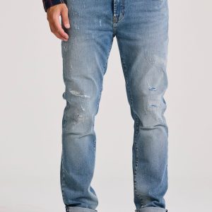 Slim fit jeans with destroyed effects - LTB x Funky Buddha