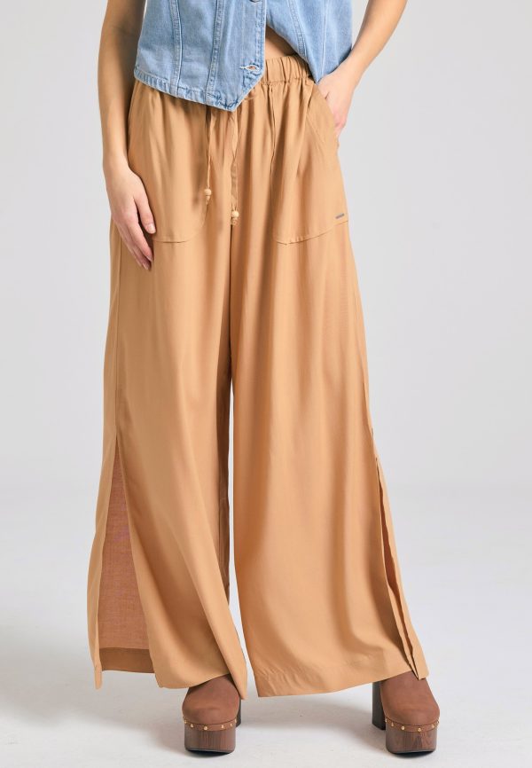 Loose fit viscose pants - Image 2