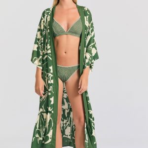 Women's all over printed kimono