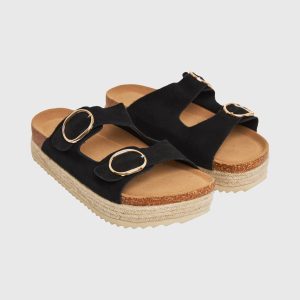 Women's suede sandals