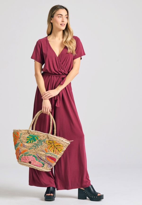 Wrap jumpsuit with belt - Image 2