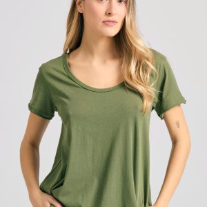 Crew neck women's plain t-shirt - The essentials