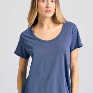 Crew neck women's plain t-shirt - The essentials