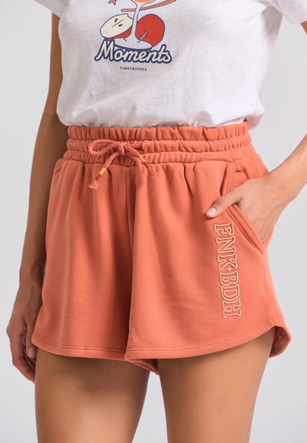 Loose fit jogger shorts with branded embroidery - Image 5