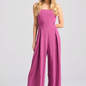 Jumpsuit with bow on the back