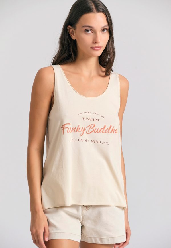Tank top με Funky Buddha τύπωμα από οργανικό βαμβάκι - Image 2