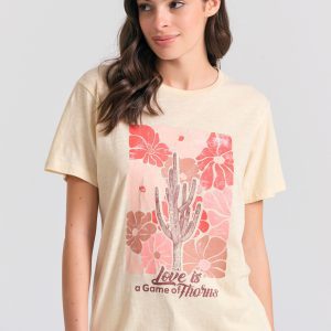 Loose fit t-shirt with vintage print
